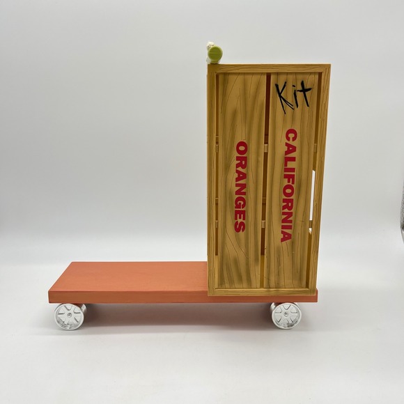 American Girl Doll Kit California Oranges Crate Wagon Cart Play Scooter - Picture 3 of 10
